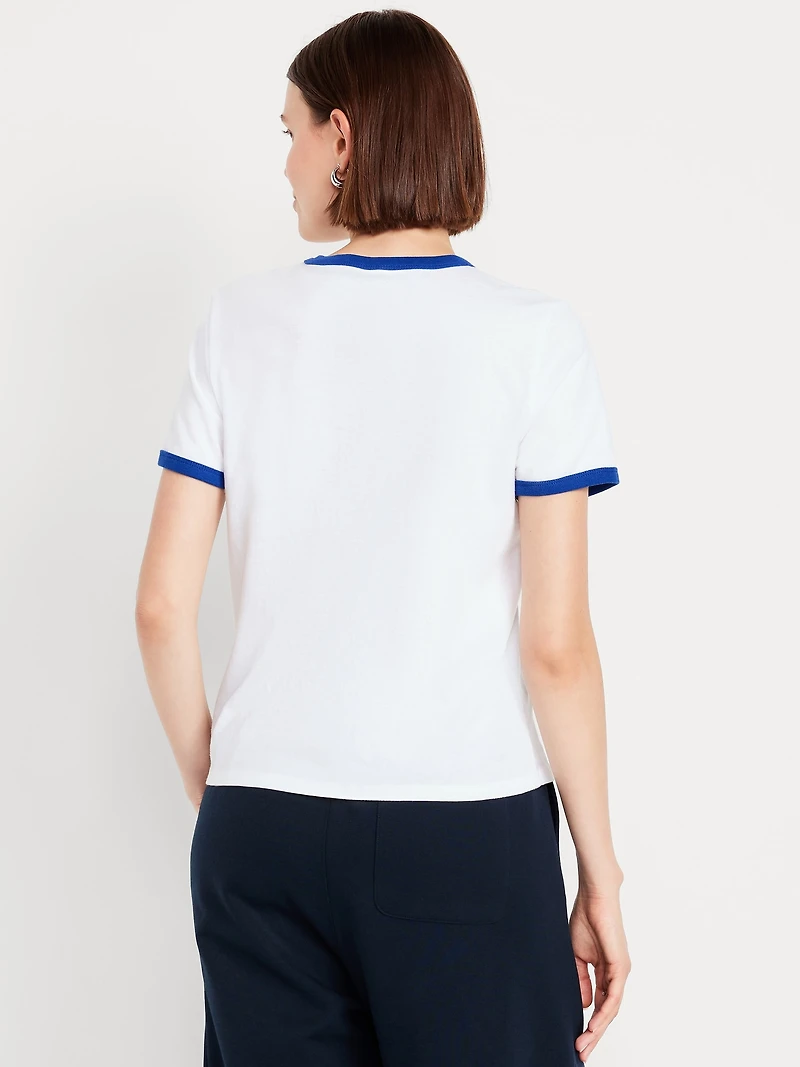 Buffalo Bills EveryWear Crew-Neck Ringer T-Shirt