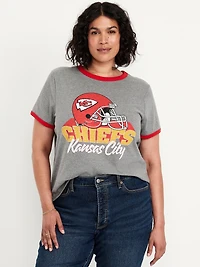 Kansas City Chiefs EveryWear Crew-Neck Ringer T-Shirt
