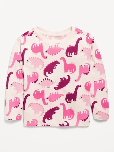 Printed Long-Sleeve T-Shirt for Toddler Girls