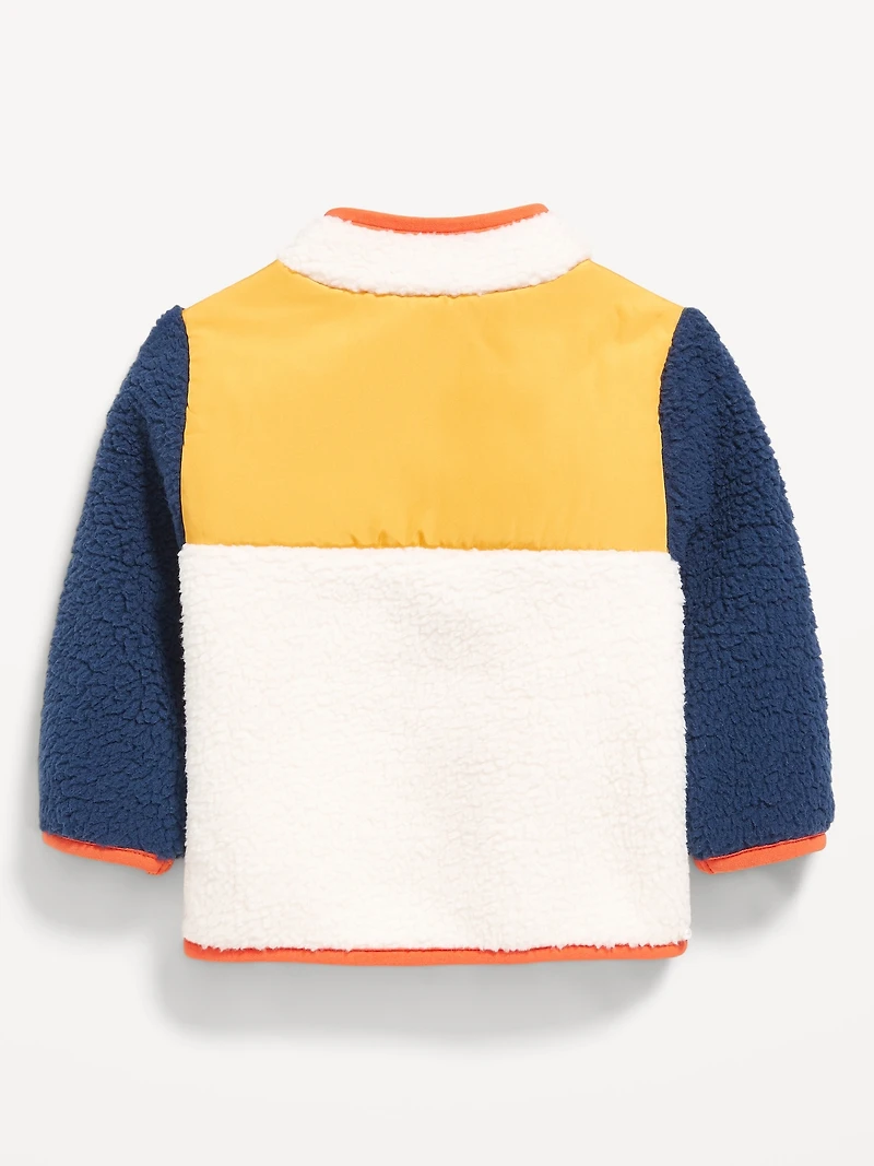 Sherpa Zip-Front Jacket for Baby