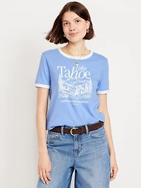 EveryWear Graphic Ringer T-Shirt