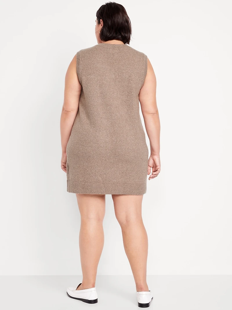 SoSoft Sleeveless Mini Sweater Dress