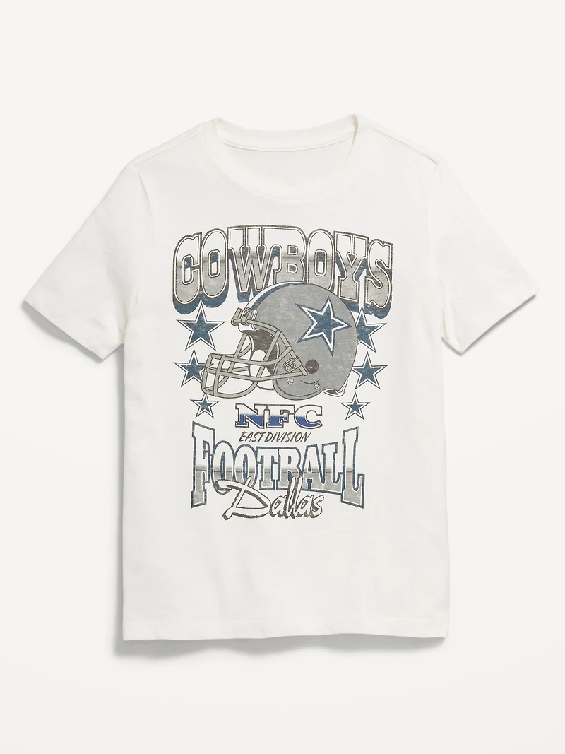 Dallas Cowboys Gender-Neutral Graphic T-Shirt for Kids