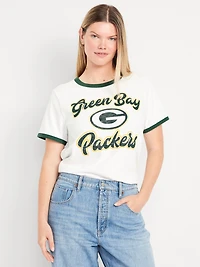 Green Bay Packers EveryWear Crew-Neck Ringer T-Shirt
