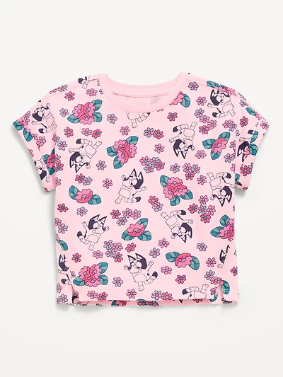 Dolman-Sleeve Licensed Graphic T-Shirt for Toddler Girls