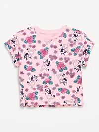 Dolman-Sleeve Licensed Graphic T-Shirt for Toddler Girls