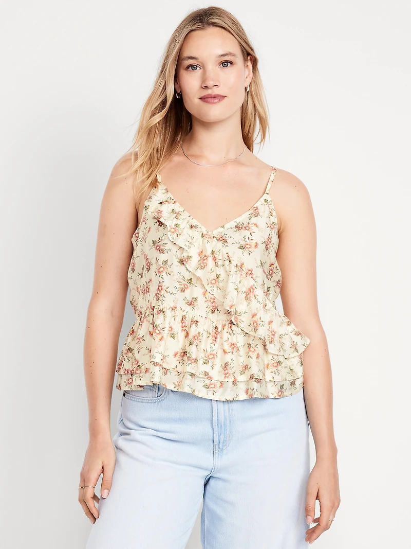 Ruffle Cami Top