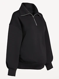Maternity Bounce Fleece Half-Zip Pullover