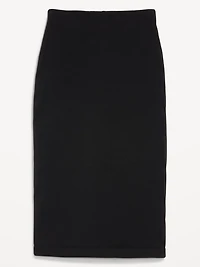 Extra High-Waisted Bounce Fleece Midi Skirt