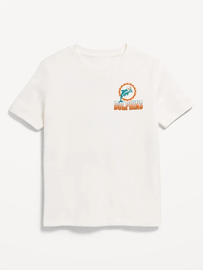 Miami Dolphins Gender-Neutral Graphic T-Shirt for Kids
