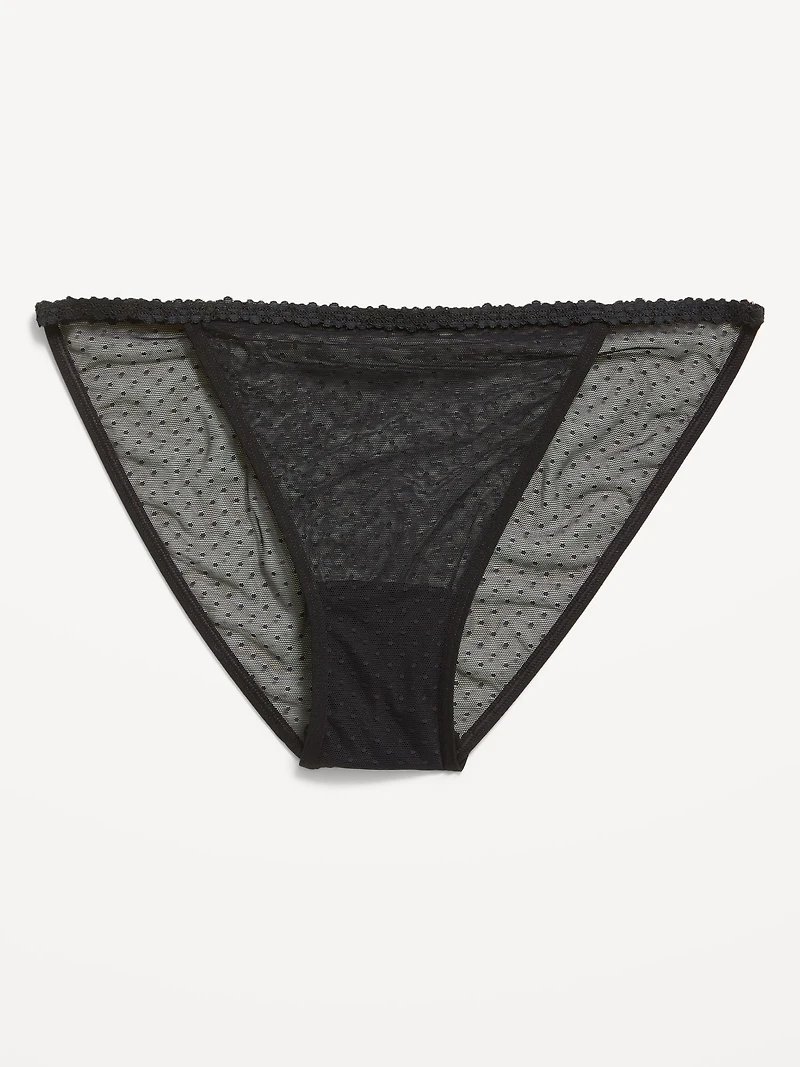 Mesh String Bikini Underwear