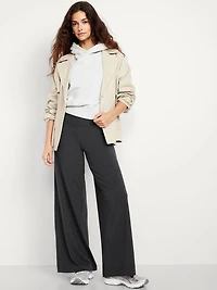 Mid-Rise Jersey Super Wide-Leg Leggings