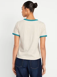 Miami Dolphins EveryWear Crew-Neck Ringer T-Shirt