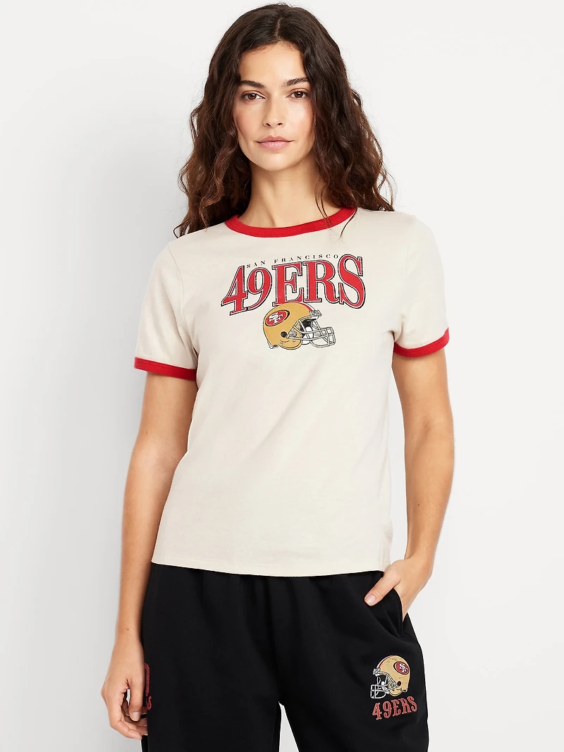 San Francisco 49ers EveryWear Crew-Neck Ringer T-Shirt