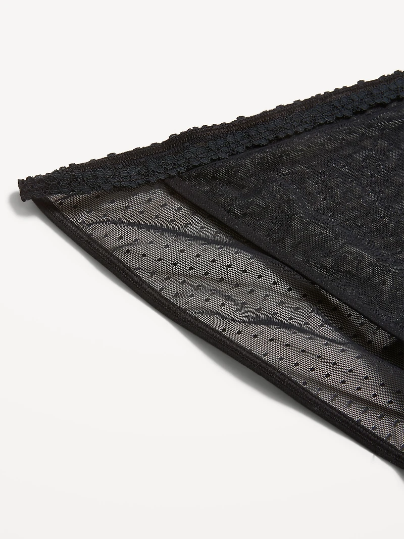 Mesh String Bikini Underwear