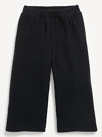 Ribbed Wide-Leg Cropped Pants for Toddler Girls