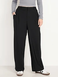 High-Waisted SleekTech Trouser Pants
