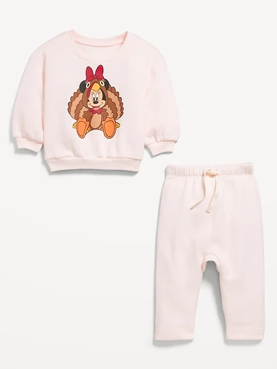 Disney© Unisex Graphic Sweatshirt and Sweatpants Set for Baby