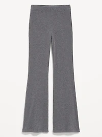 High-Waisted Fashion Ribbed Flare Leggings