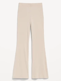 High-Waisted Fashion Ribbed Flare Leggings