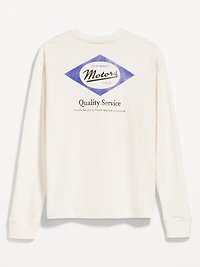 Heavyweight Long-Sleeve Logo-Graphic T-Shirt
