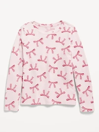 Softest Printed Long-Sleeve T-Shirt for Girls