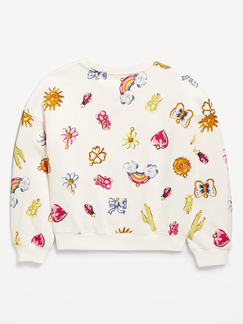 Favorite Fleece Oversized Tunic Sweatshirt for Girls