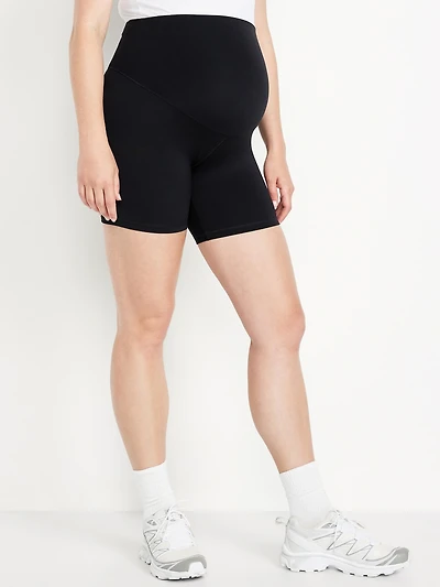Maternity Full Panel StudioSmooth Biker Shorts - 6-inch inseam