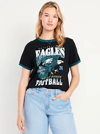 Philadelphia Eagles EveryWear Crew-Neck Ringer T-Shirt