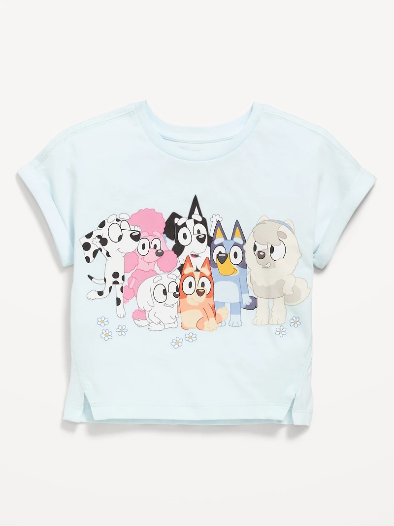 Dolman-Sleeve Licensed Graphic T-Shirt for Toddler Girls