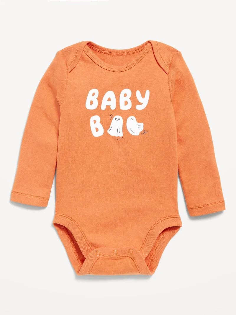 Long-Sleeve Graphic Bodysuit for Baby