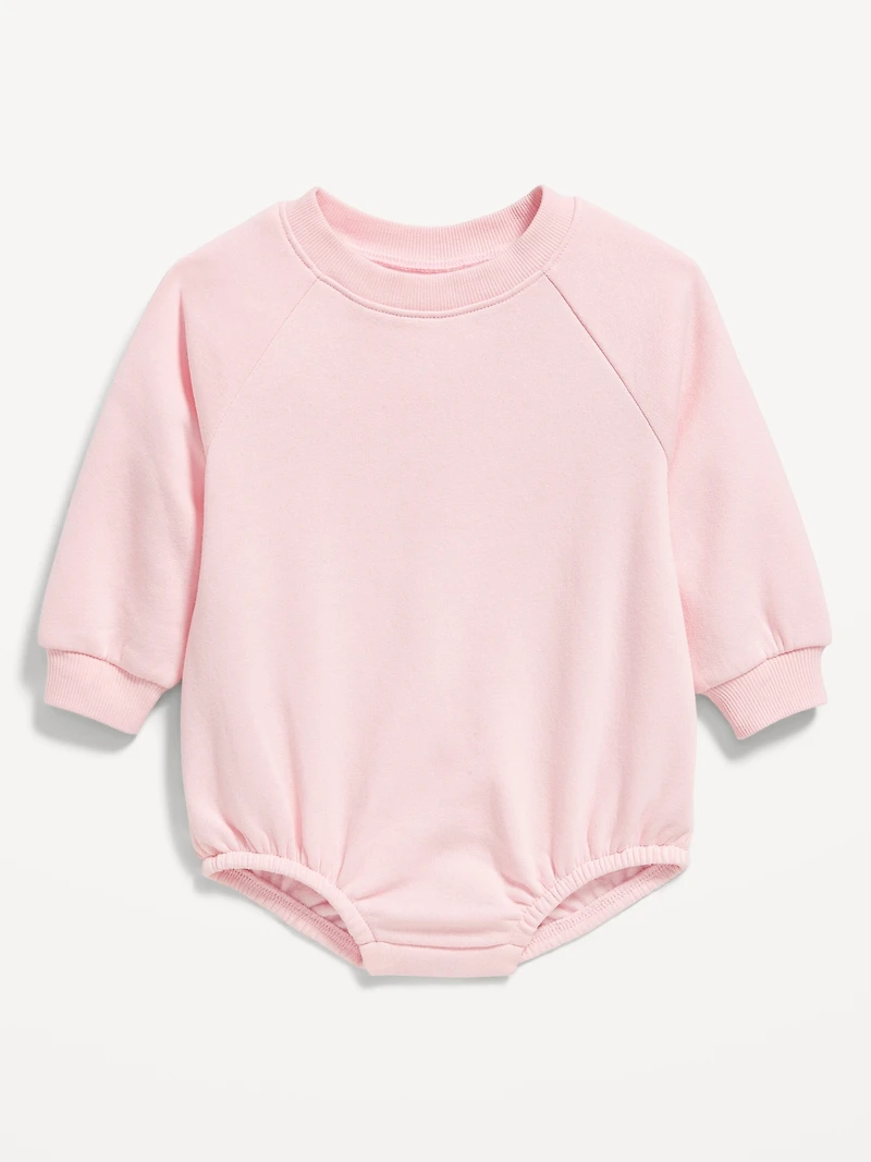 Long-Sleeve Fleece One-Piece Romper for Baby
