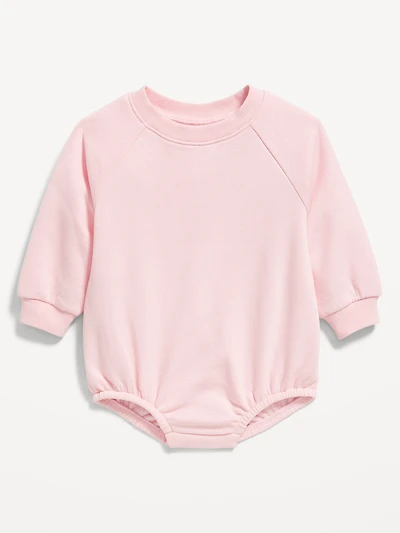 Long-Sleeve Fleece One-Piece Romper for Baby