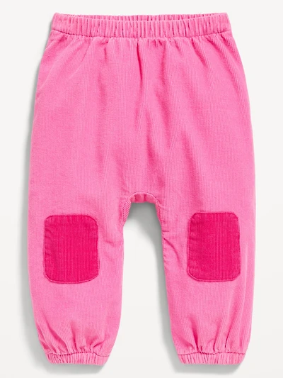 Pull-On Corduroy Knee Patch Pants for Baby