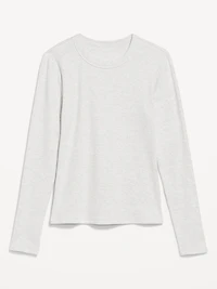 Snug Crew-Neck Long-Sleeve T-Shirt
