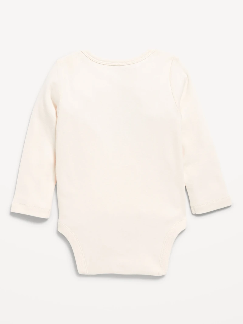 Unisex Long-Sleeve Graphic Bodysuit for Baby
