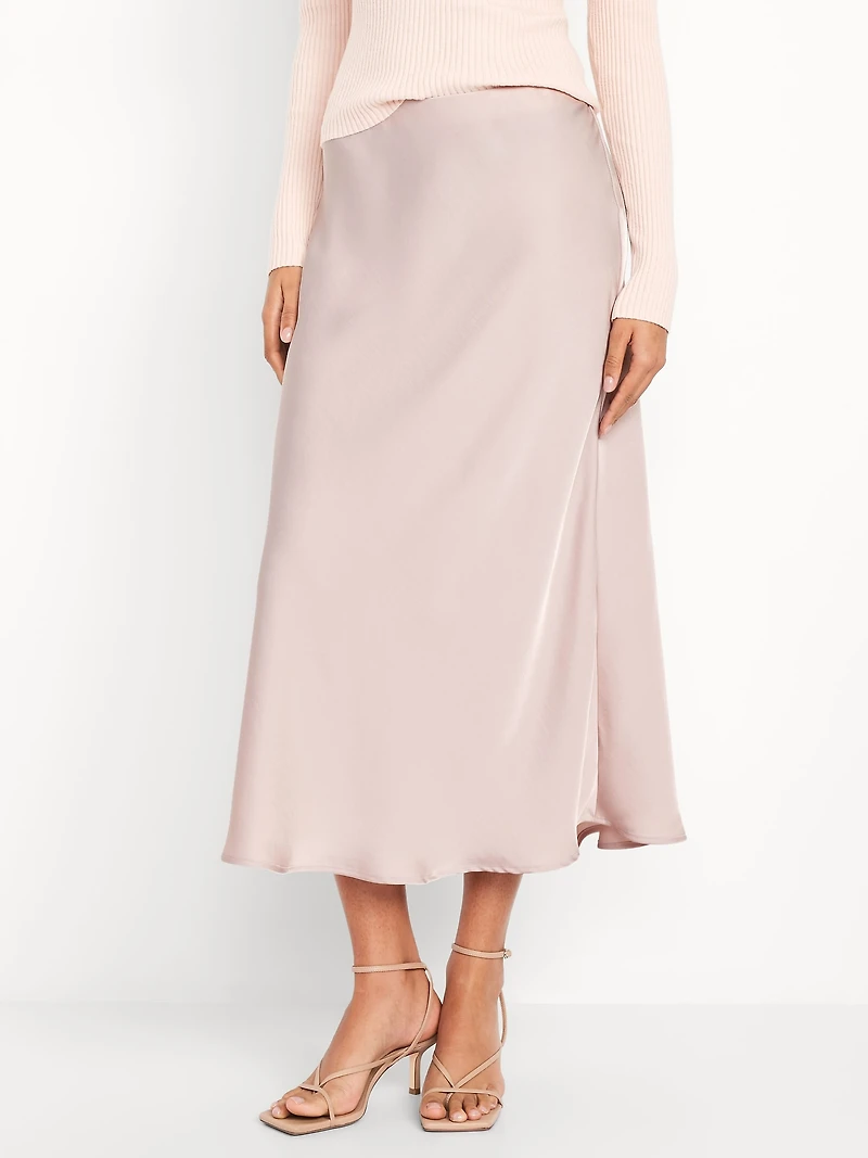 Satin Maxi Skirt