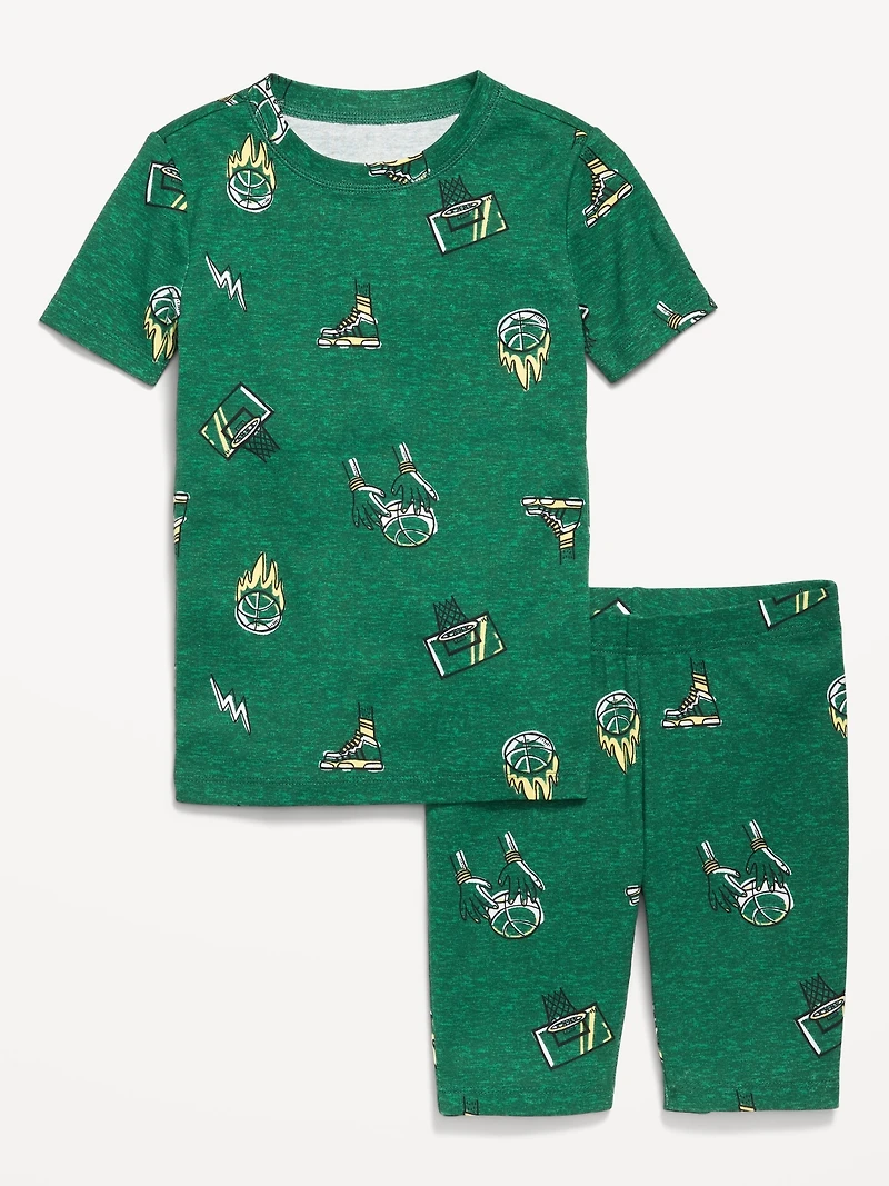 Printed Snug-Fit Pajama Set for Boys