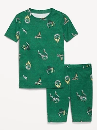Printed Snug-Fit Pajama Set for Boys