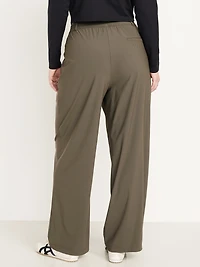 High-Waisted SleekTech Trouser Pants
