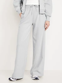 Extra High-Waisted Dynamic Fleece Wide-Leg Sweatpants