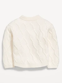 Long-Sleeve Cable-Knit Sweater for Toddler Girls