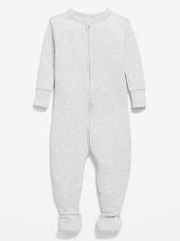 Snug-Fit 2 Way Zip Footed One-Piece for Baby