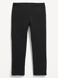 Heart-Patch Fleece-Lined Leggings for Toddler Girls