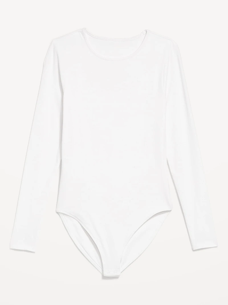 Long-Sleeve Crew-Neck Bodysuit