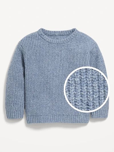 SoSoft Oversized Textured Sweater for Toddler Boys