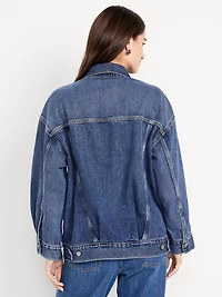 Oversized Jean Trucker Jacket