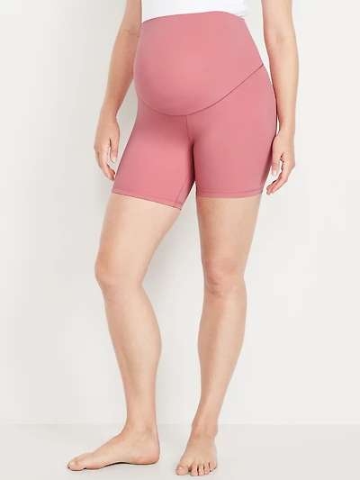 Maternity Full Panel StudioSmooth Biker Shorts - 6-inch inseam