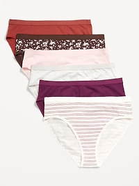 High-Waisted Everyday Cotton Underwear 6-Pack