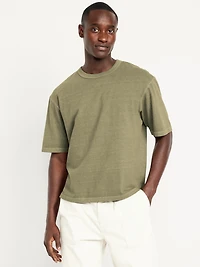 Garment-Dyed Cropped T-Shirt
